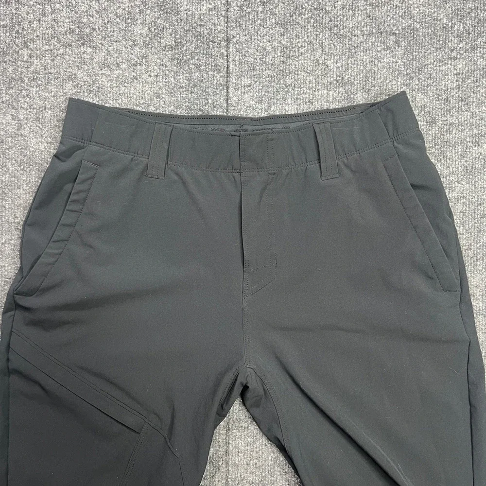 Under Armour Storm Fusion Mens 32 Golf Hiking Pants Fitted Black UPF-50+ 1331851